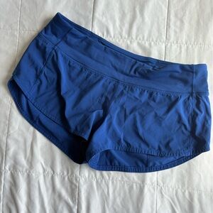 Lululemon Speed Up 2.5” Women's Blue Athletic Shorts
